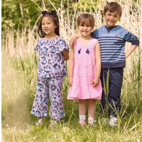 Hatley Sundial Mandala Cropped Culottes NWT, Size 6 - Picture 3 of 7